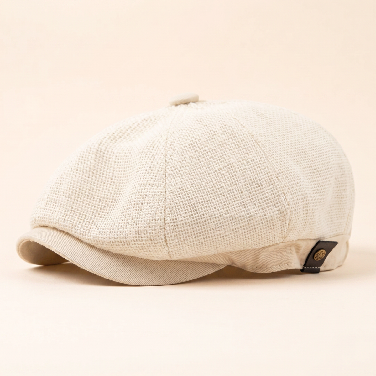 Linen Crown Cap