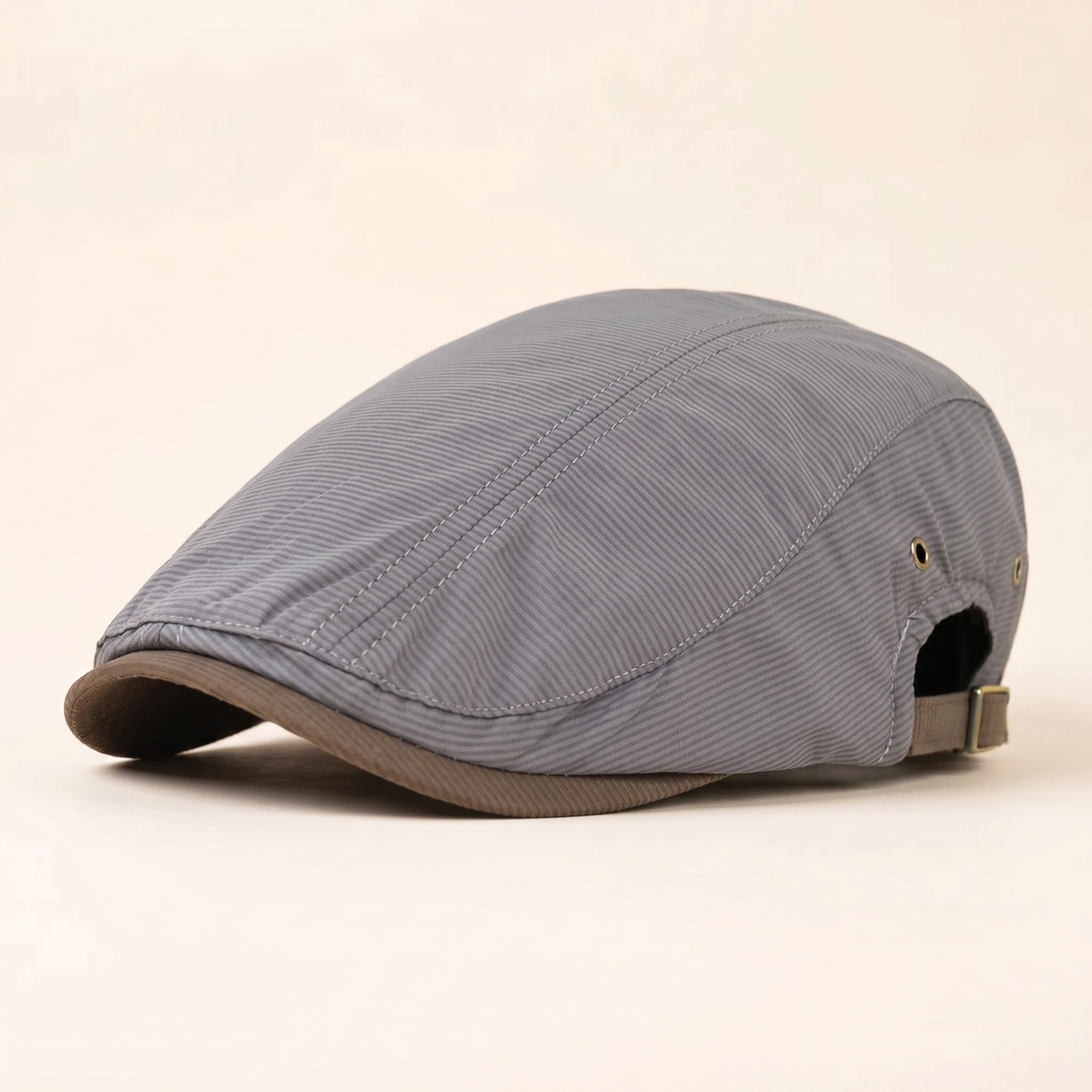 Pinstripe Cotton Cap